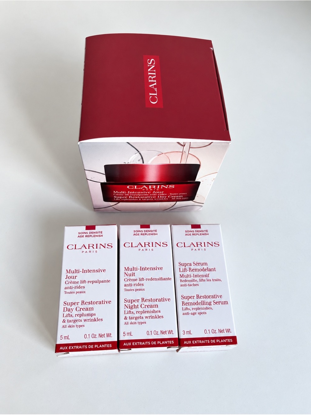Clarins Super Restorative Skincare Set of 3 – Brand New